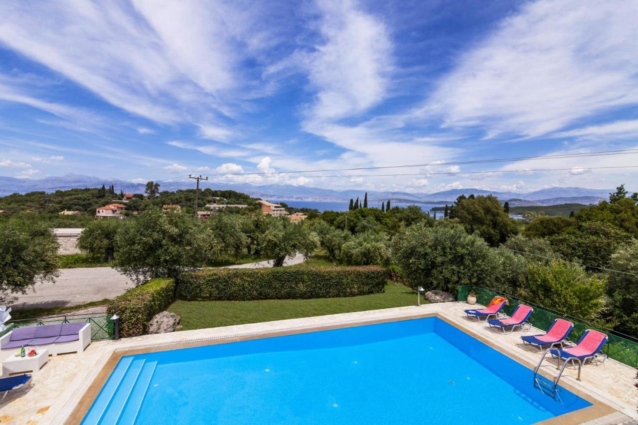 Villa Kanali Kassiopi Bagian luar foto