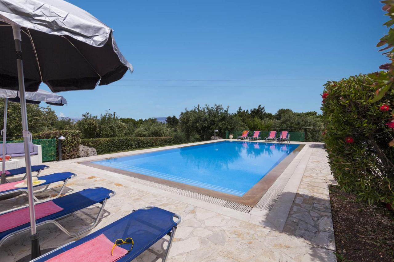 Villa Kanali Kassiopi Bagian luar foto