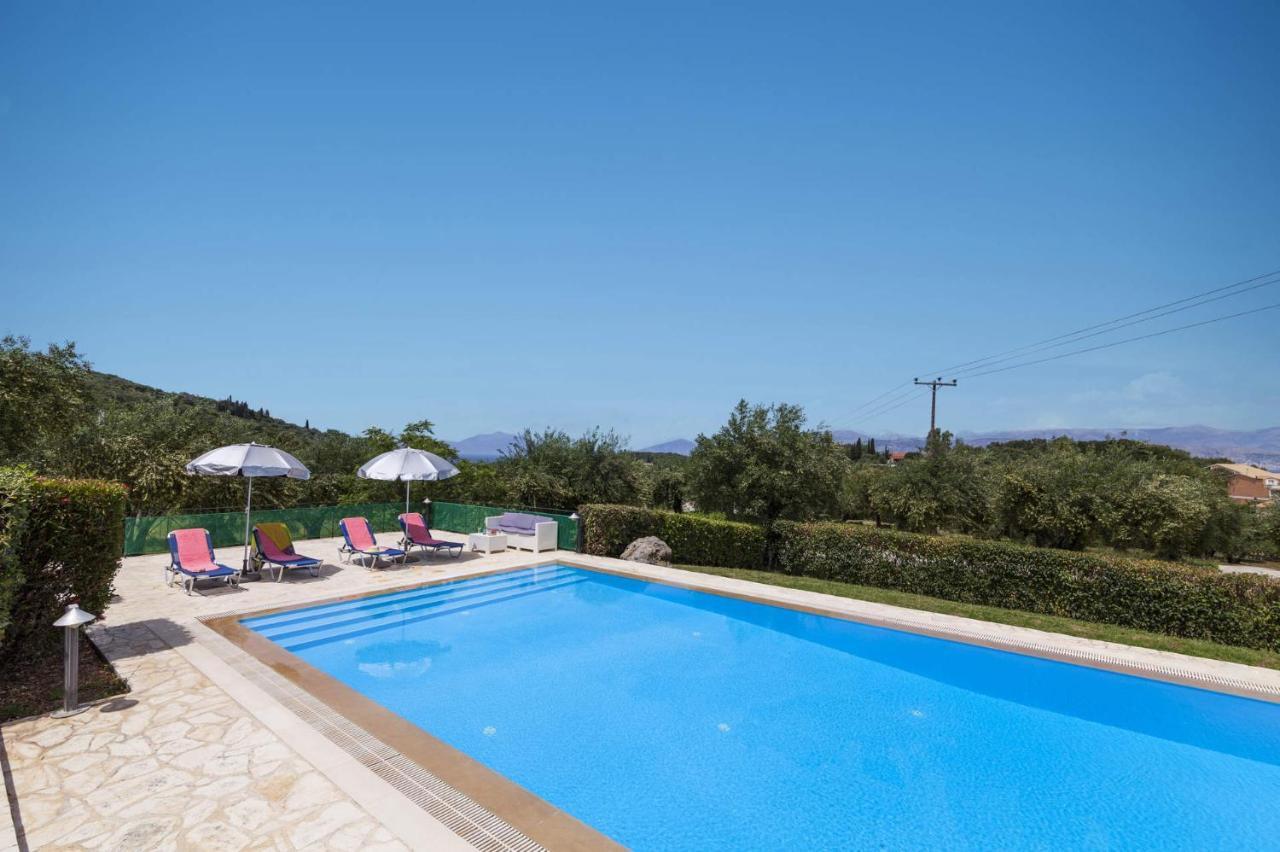 Villa Kanali Kassiopi Bagian luar foto