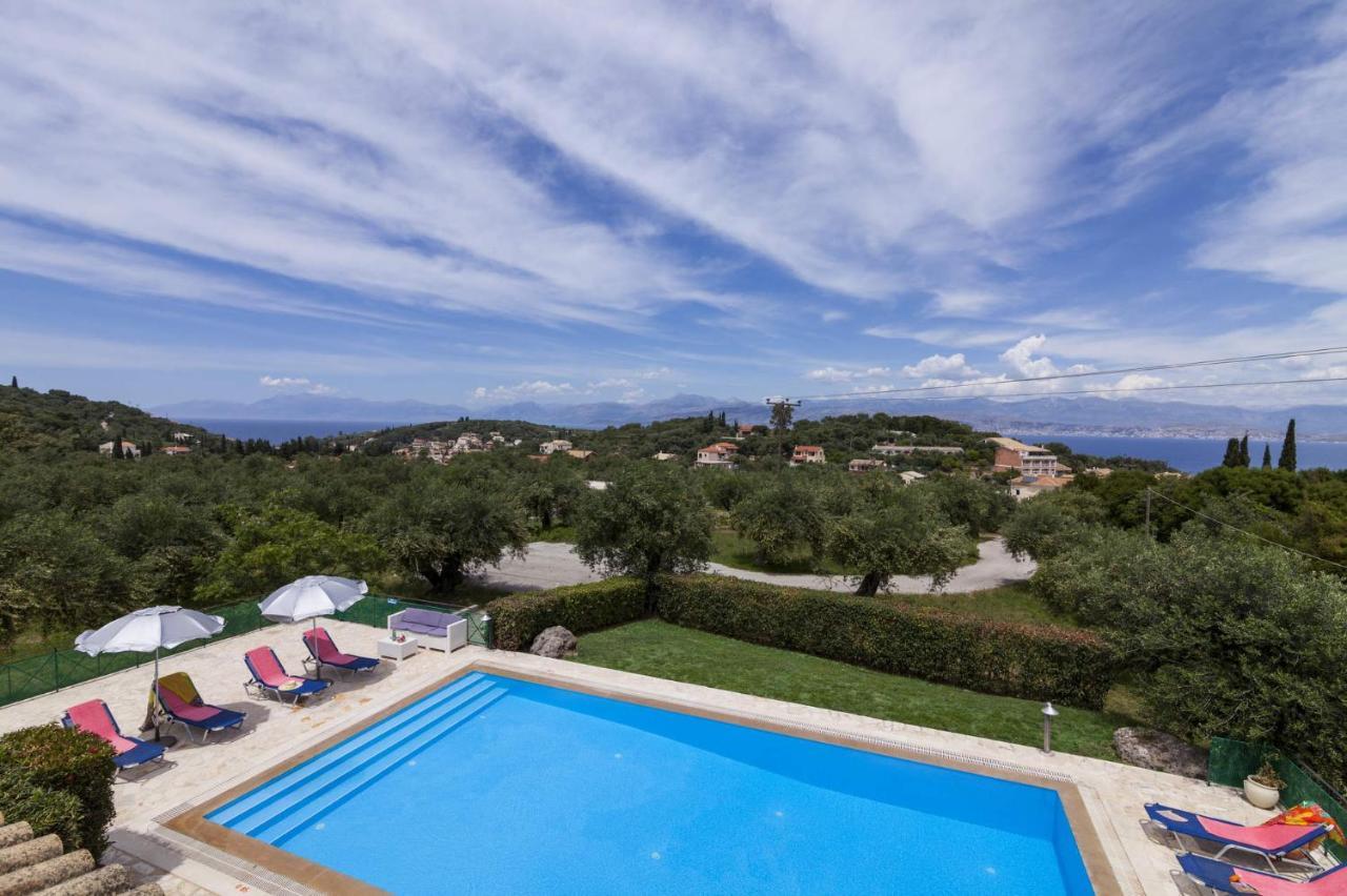 Villa Kanali Kassiopi Bagian luar foto