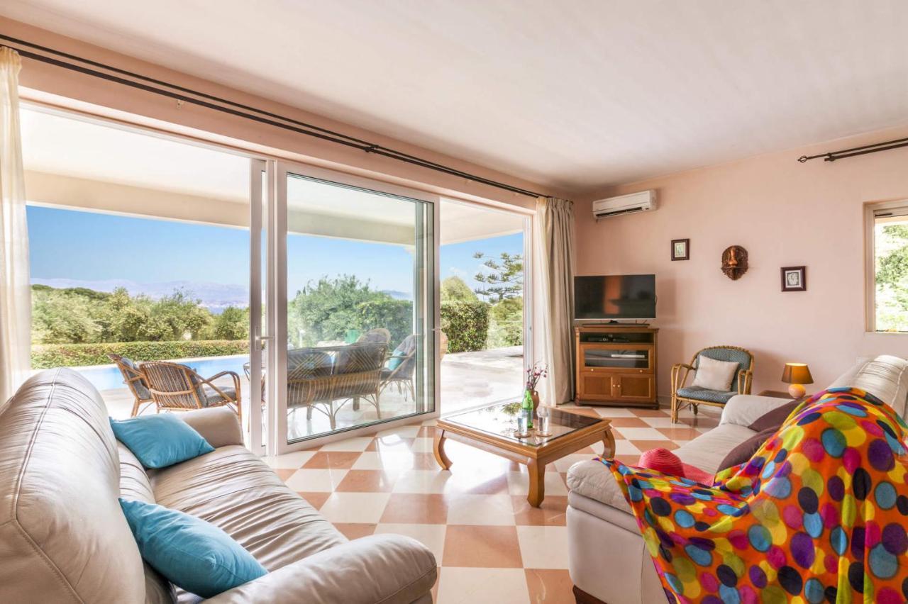 Villa Kanali Kassiopi Bagian luar foto