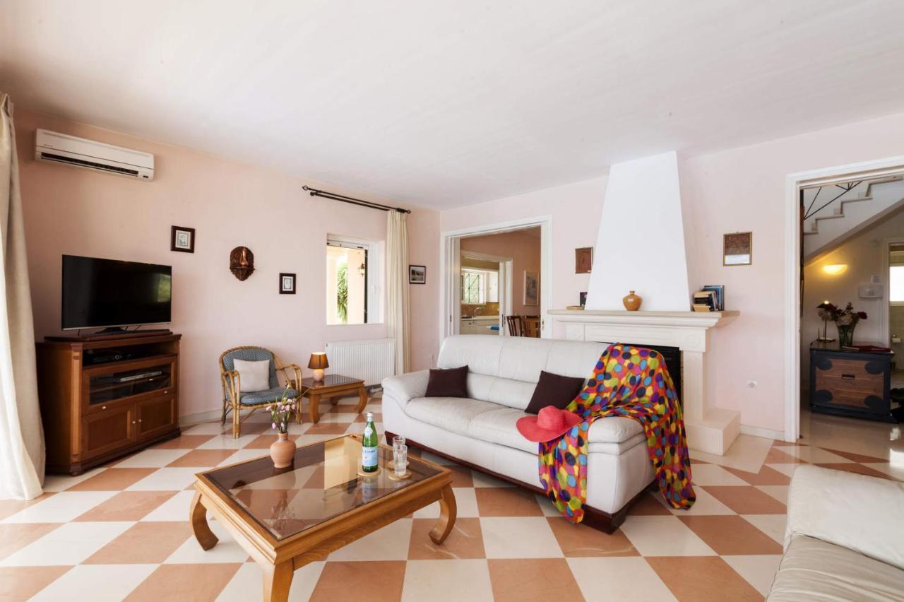 Villa Kanali Kassiopi Bagian luar foto