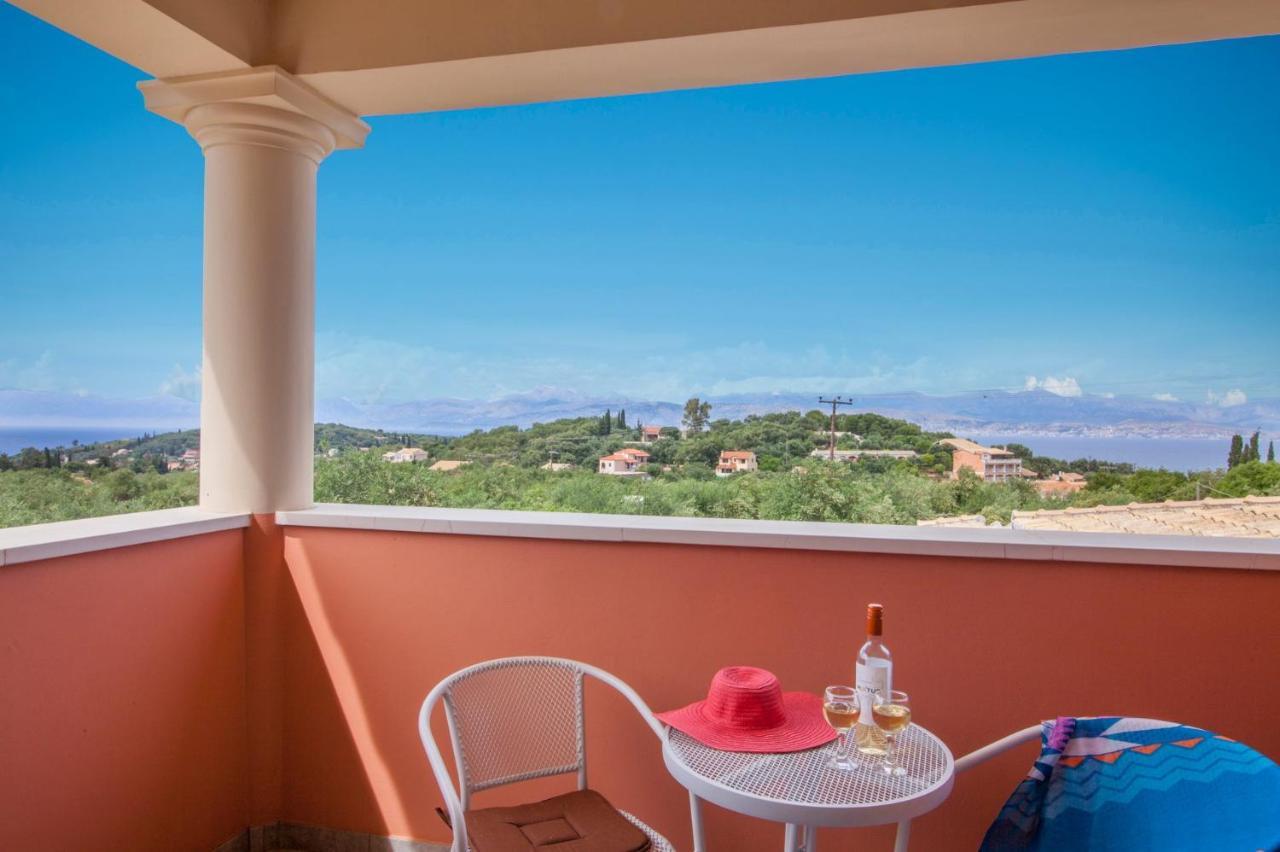 Villa Kanali Kassiopi Bagian luar foto